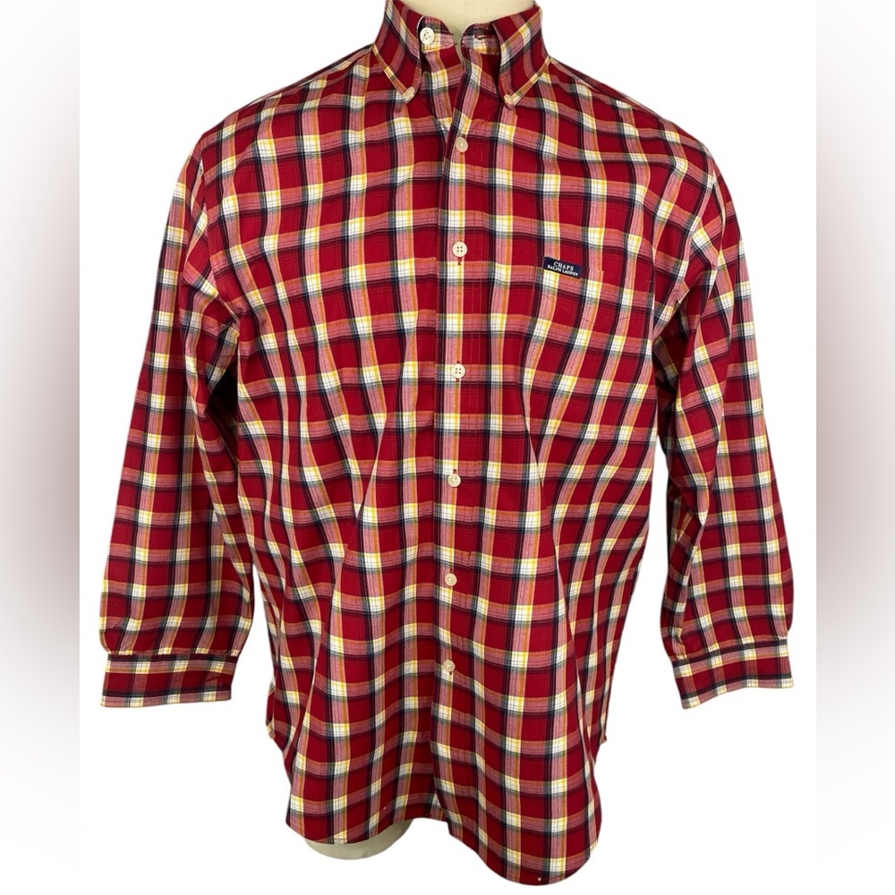 Chaps Ralph Lauren Long Sleeve Button Up Shirt Men’s Large